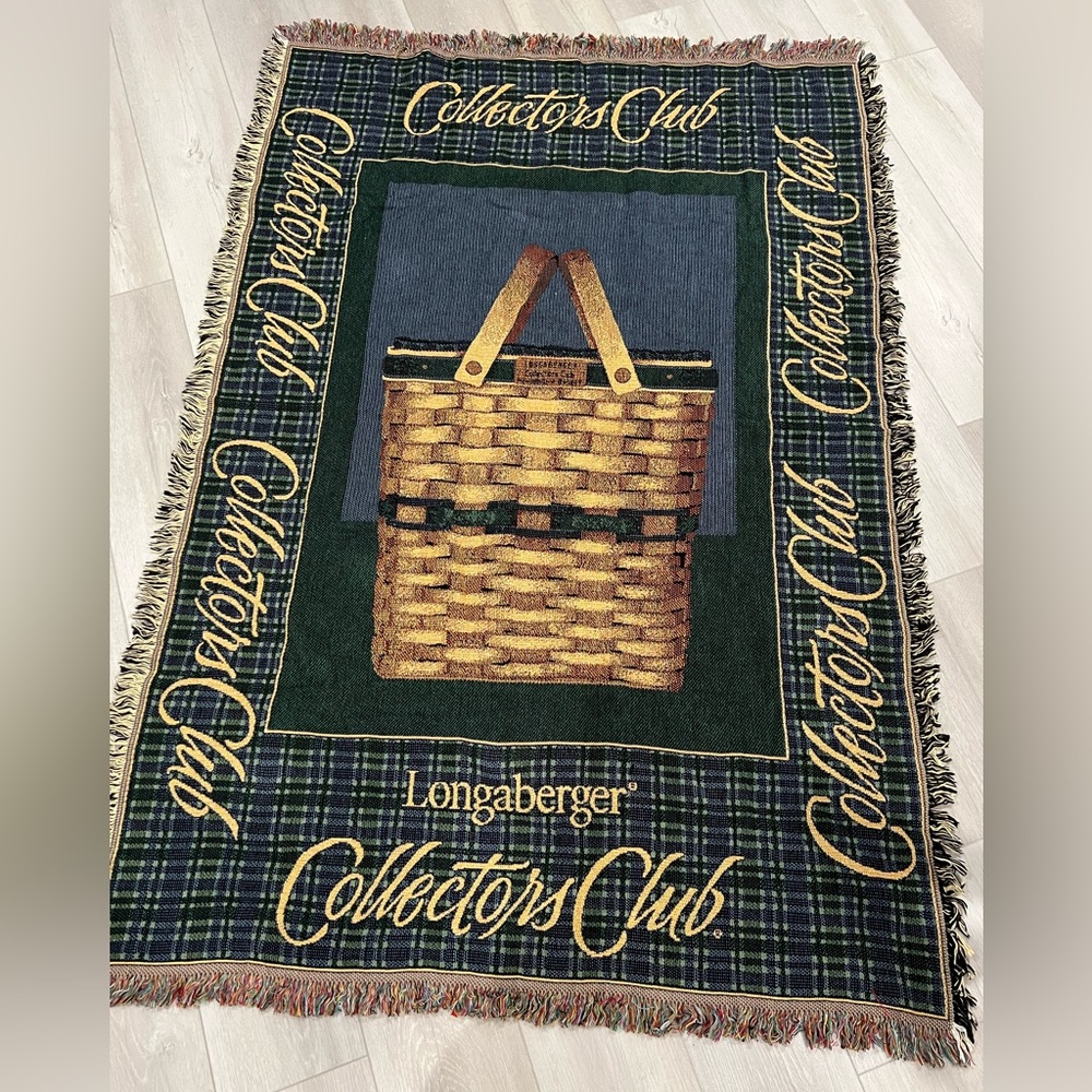 1999 Longaberger Collector’s Club Throw